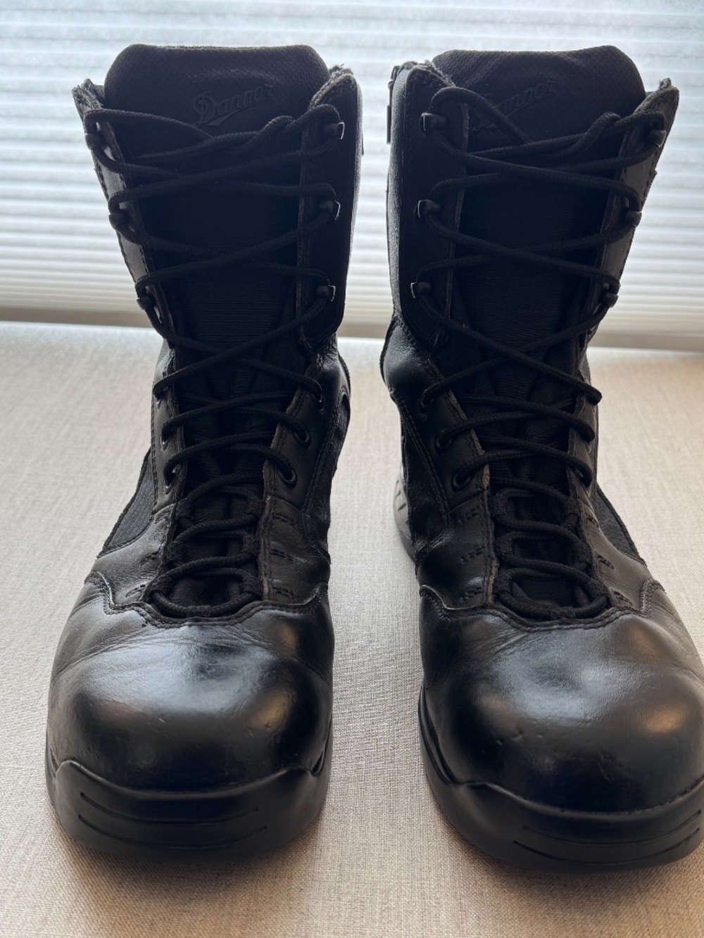 Danner GORE-TEX Leather Side-Zip Boots, Kinetic 8" GTX (Black, US 12)